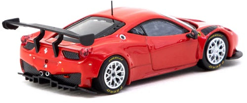 Model of a red Ferrari with black details.
