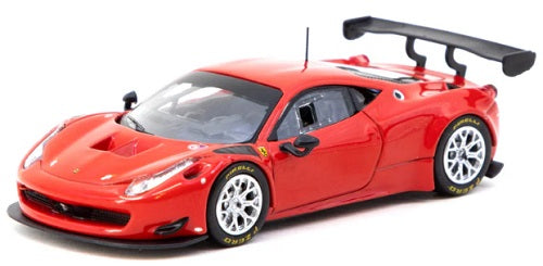 Model of a red Ferrari with black details.