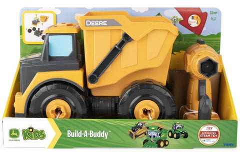 Build-a-Buddy John Deere Yellow Dump Truck