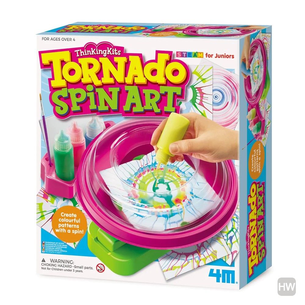 Package for Tornado Spin Art Kit.