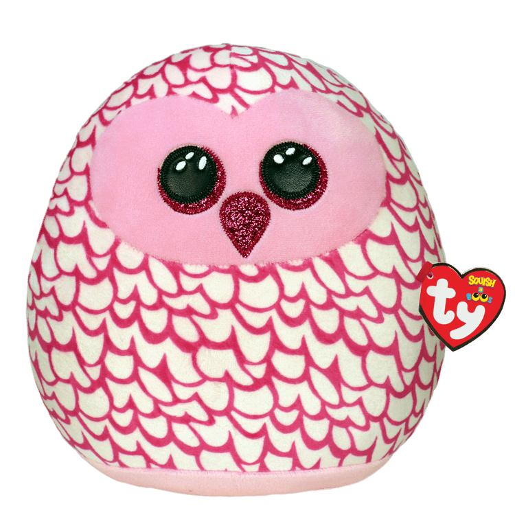Pinky the Owl Squish-a-Boo