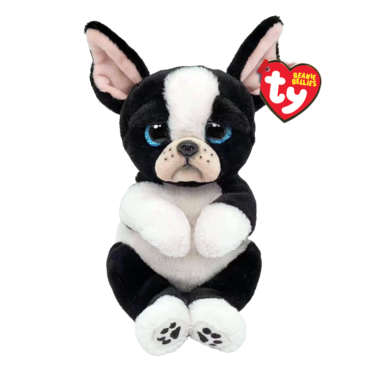 Tink the Black and White Dog Beanie Belly