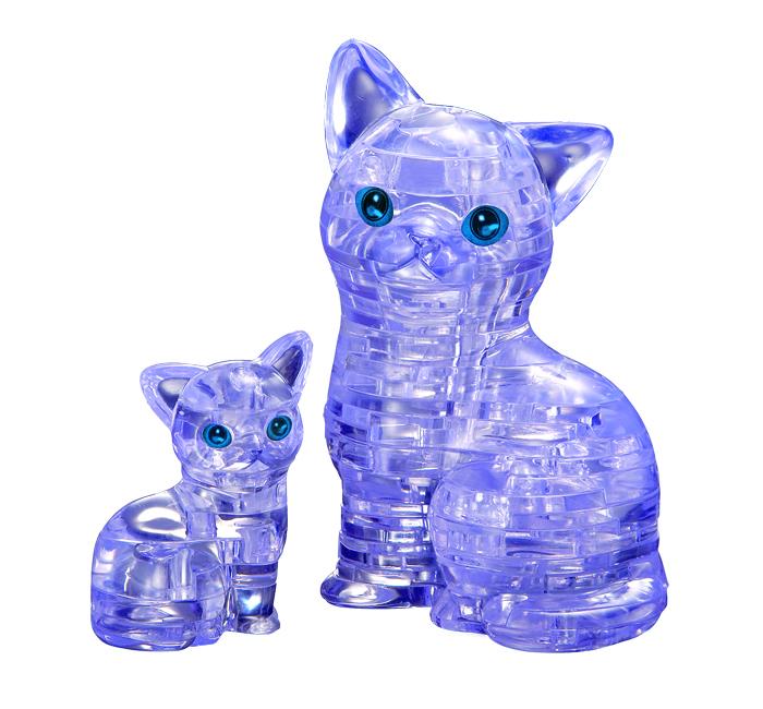 CAT W KITTEN CRYSTAL PUZZLE