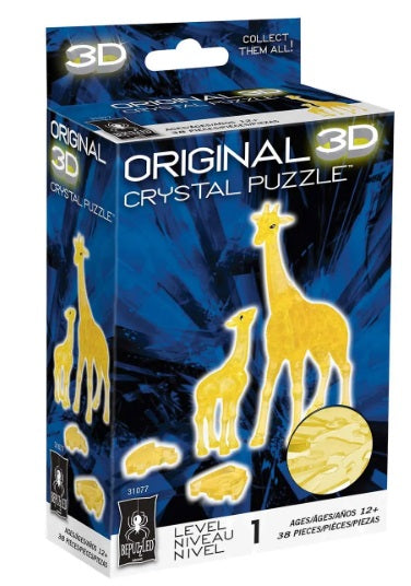Giraffe and Baby 3D Crystal Puzzle