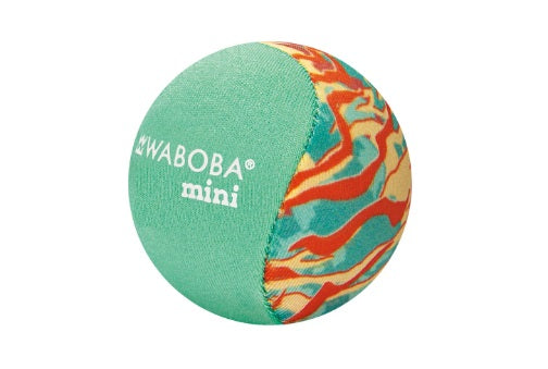 Waboba mini ball with green and colorful pattern 
