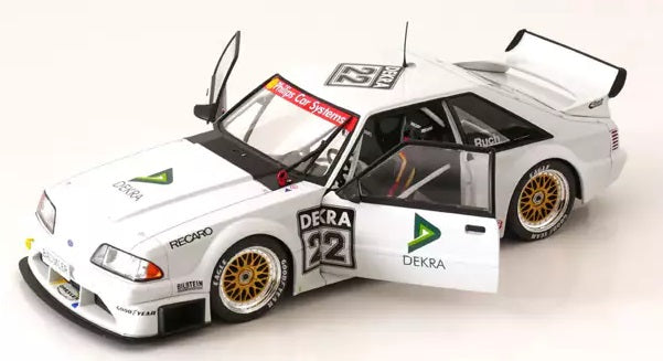 1/18 scale model of a Ford Mustang with racing graphics.