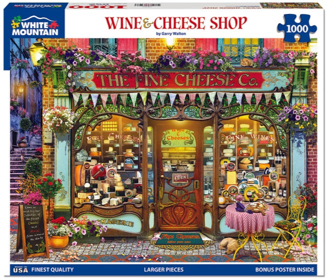 1000pc Wine & Cheese Shop