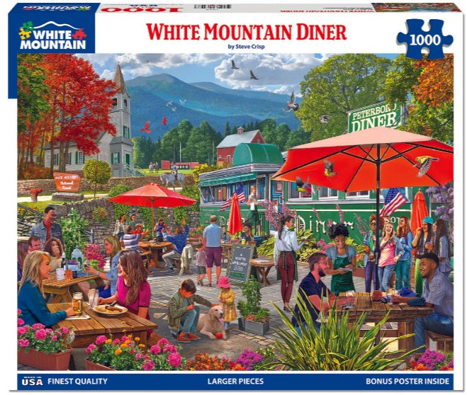 1000pc White Mountain Diner