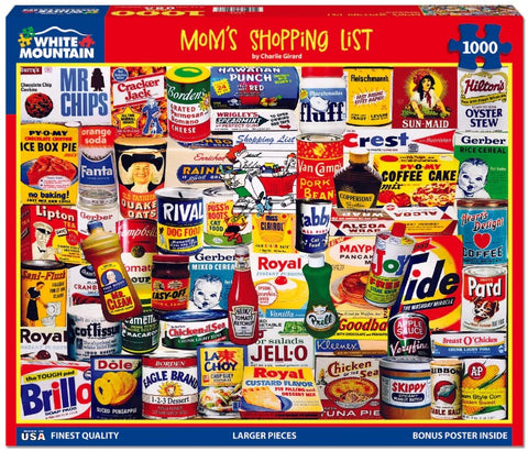 Mom' Shopping List 1000pc Puzzle