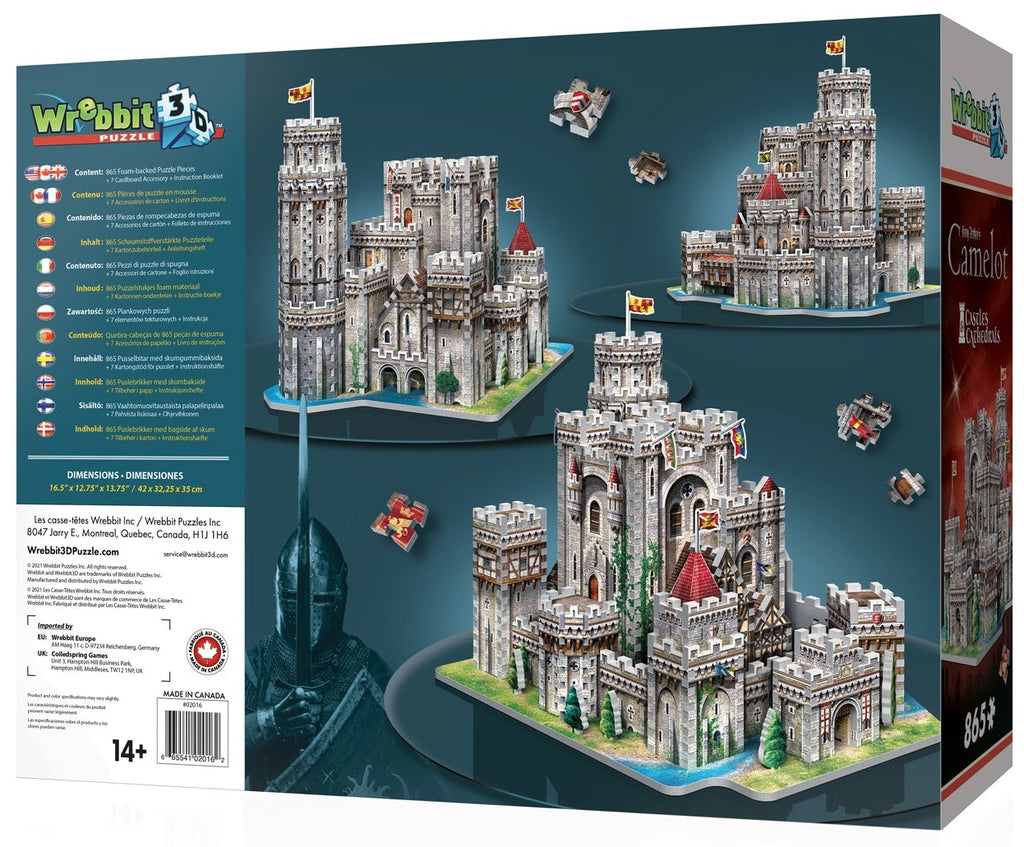 King Arthur's Camelot 3D Puzzl