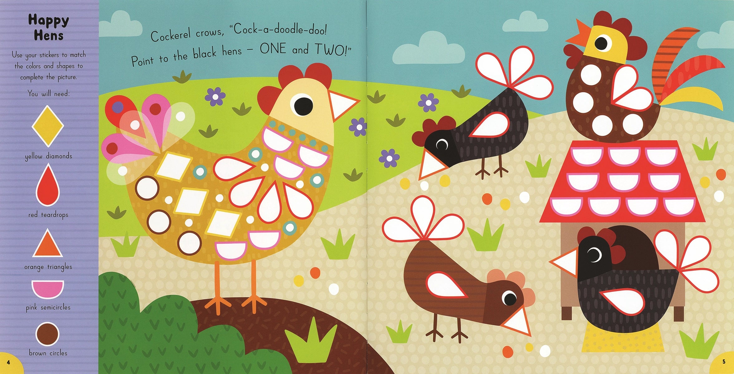 Match & Stick On the Farm