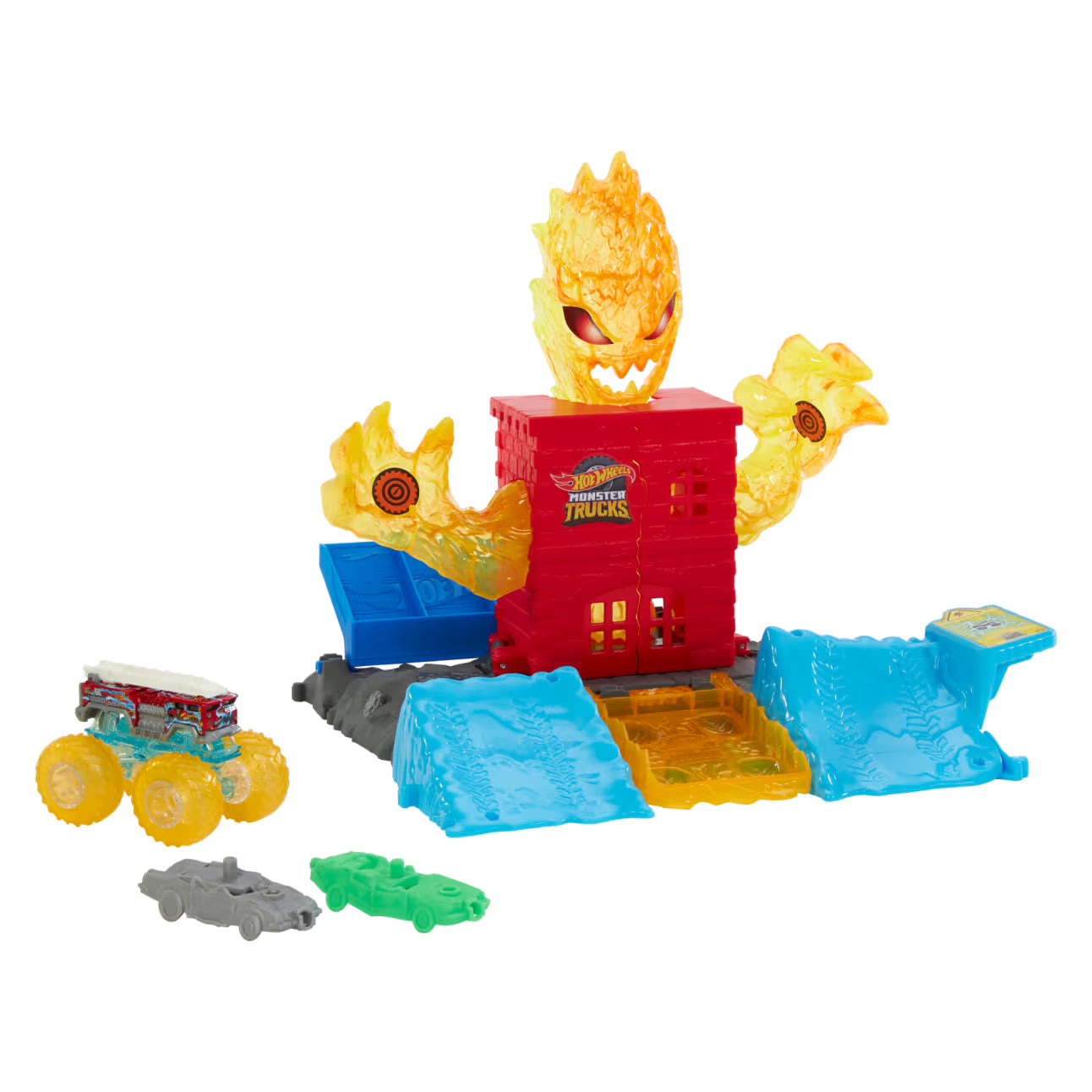 Monster Trucks 5 Alarm's Tower Tower Takedown Playset