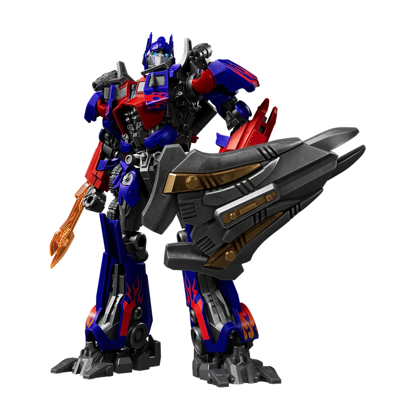 Standing model kit of Jet Wing Optimus Prime.