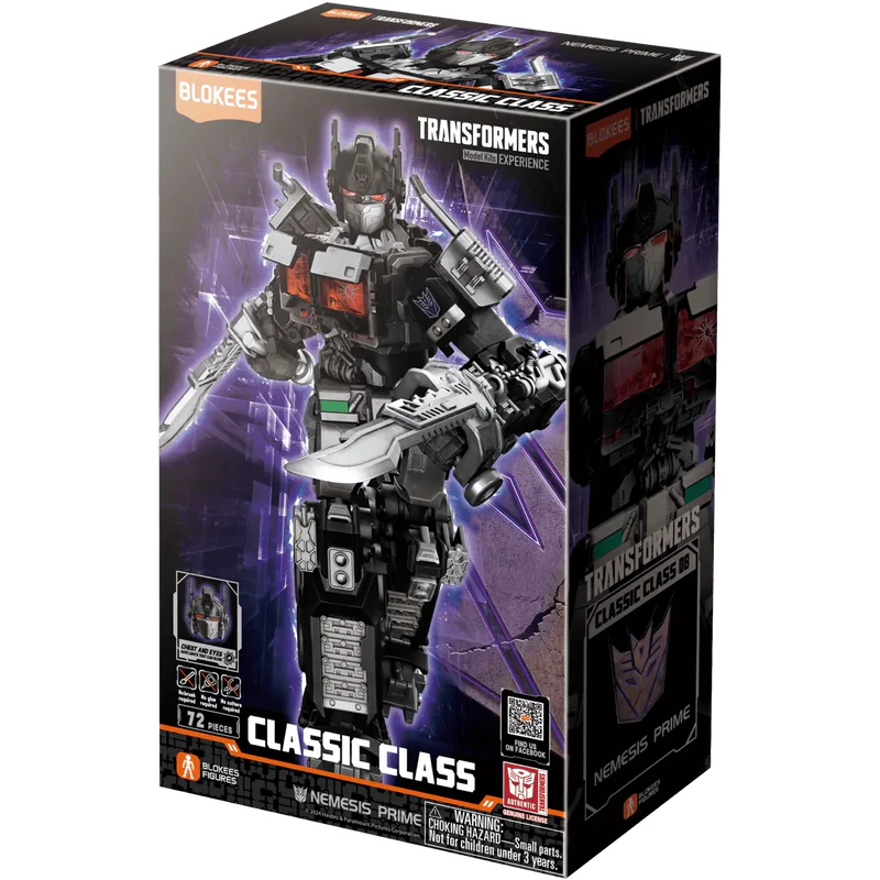 Blokees Nemesis Prime model kit package.