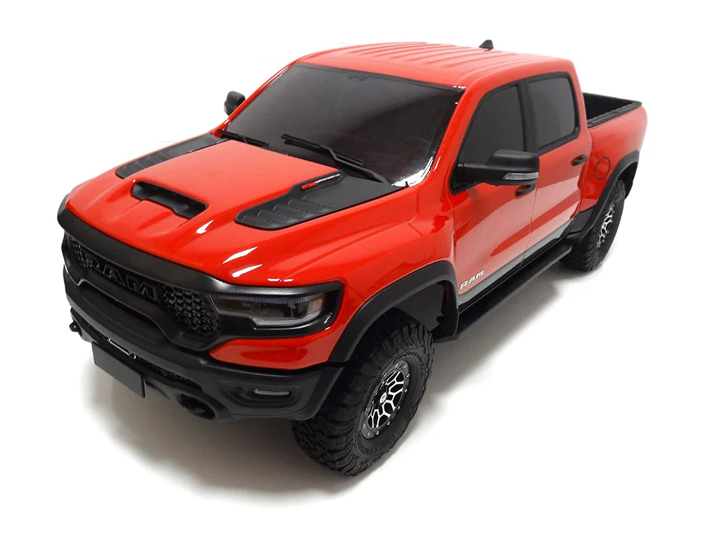 1/8 scale remoe control red Ram 1500.