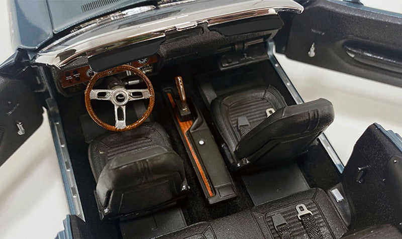 Interior view of 1971 Cuda Convertible model
