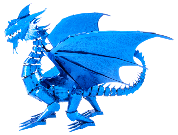 Metal Earth - ICONX - Blue Dragon