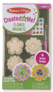 Decorate-Your-Own Wooden Flower Magnets