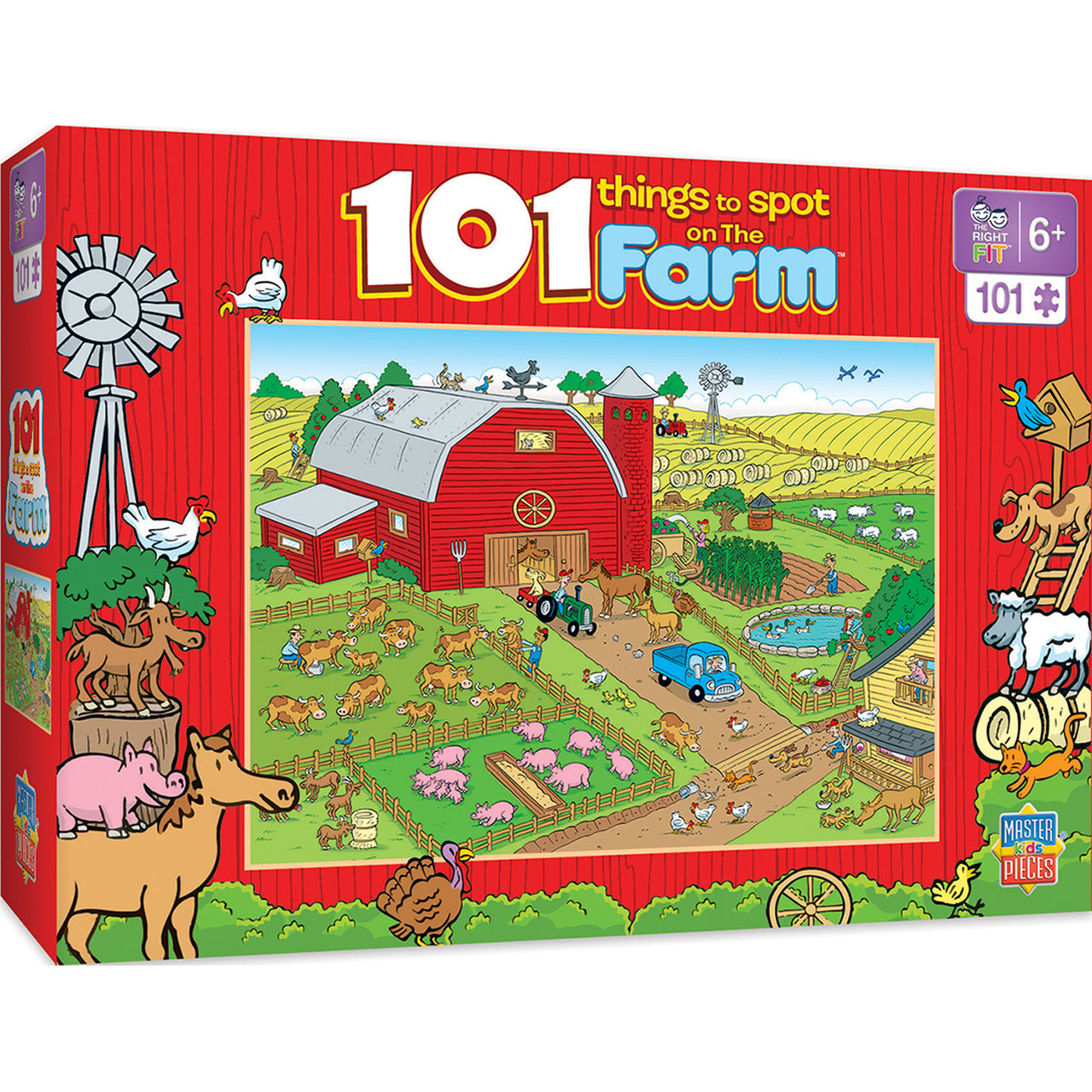 101 Things to Spot on a Farm 101pc Puzzle
