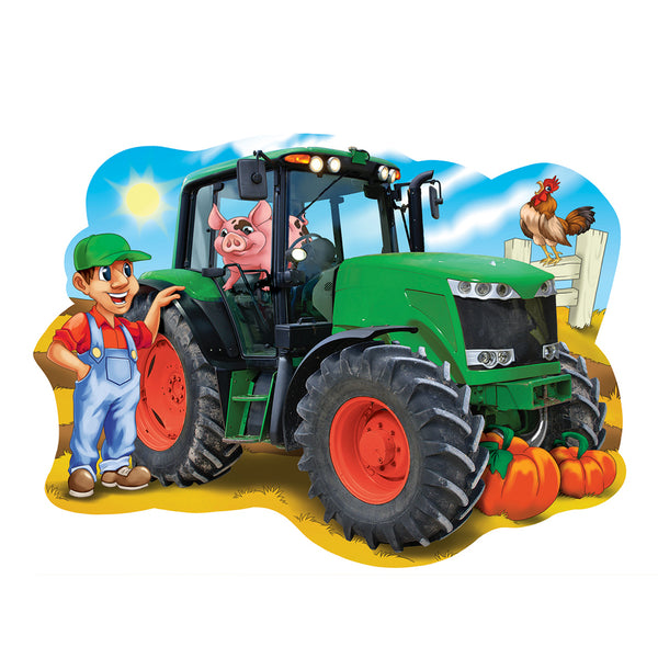 Tractor town giant tractor floor puzzle