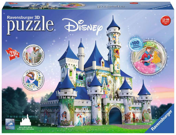 Disney Princess Castle 216pc 3D Puzzle