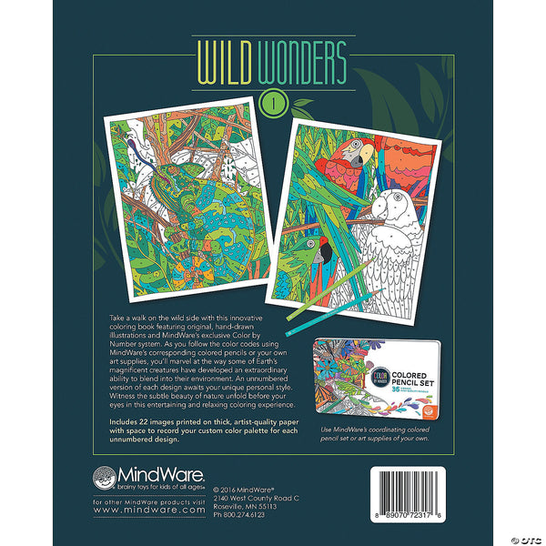 Wild Wonders 1 Color by Number