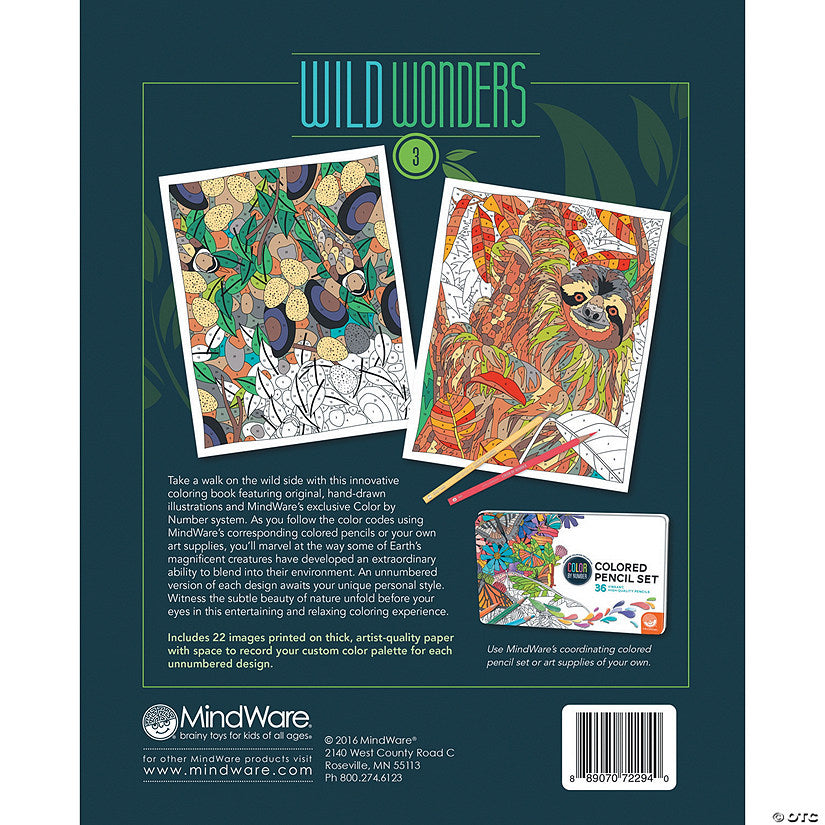Wild Wonders 3 Color by Number