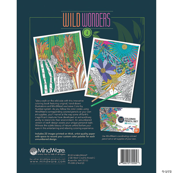 Wild Wonders 4 Color by Number