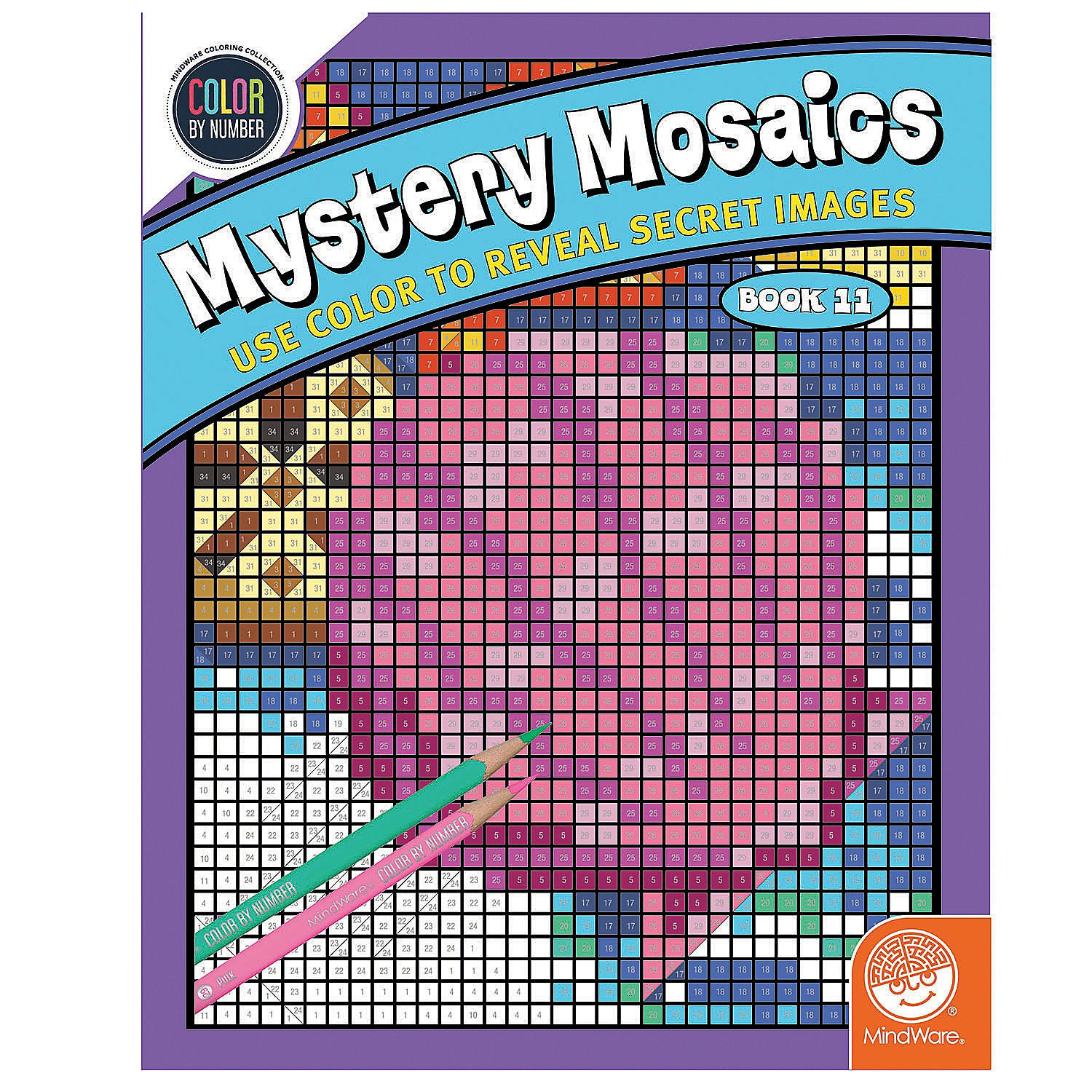Mystery Mosaics Book 11 - Color By Number
