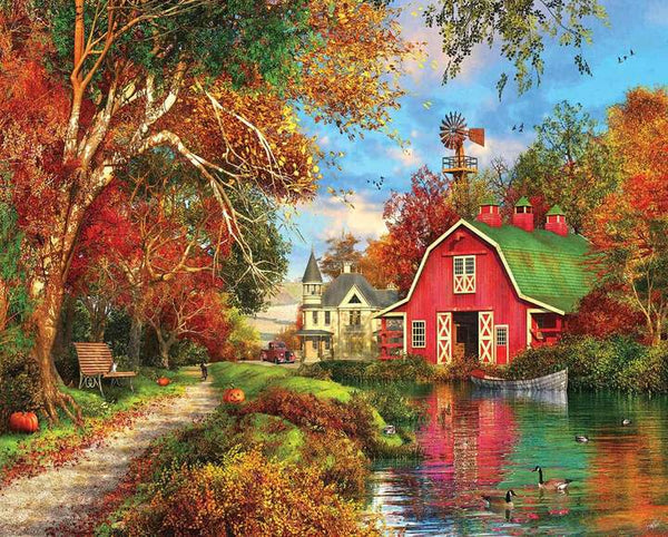 Autumn Barn 1000pc Puzzle