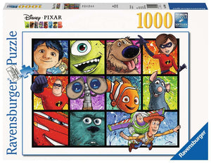 Pixar Splatter Art 1000pc Puzzle