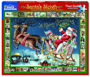 Santa's Sleigh 1000pc Puzzle