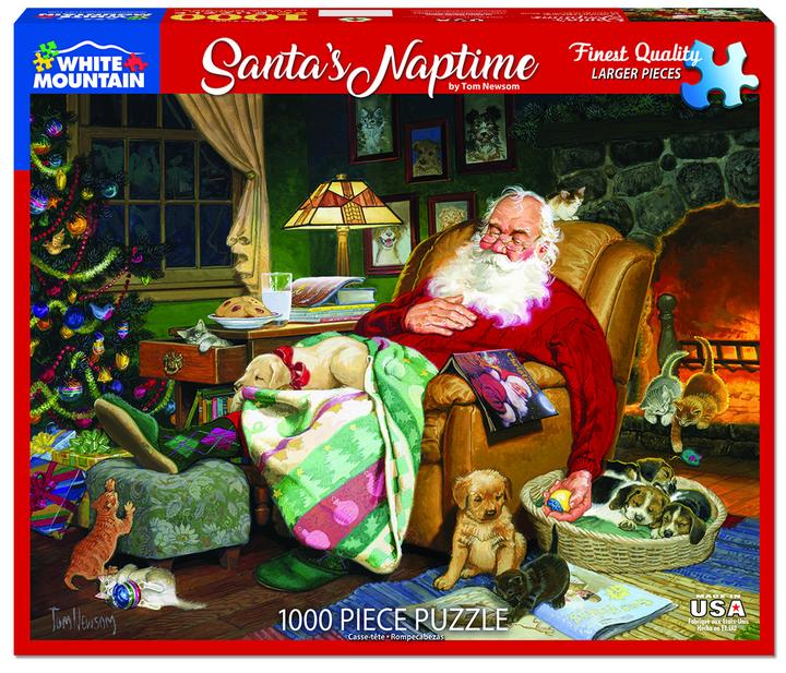 Santa's Naptime 1000pc Puzzle