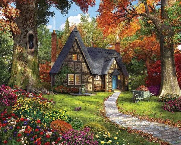 Autumn Cottage 1000pc Puzzle