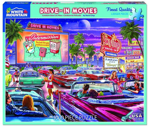 Drive In Movies 1000pc Puzzle