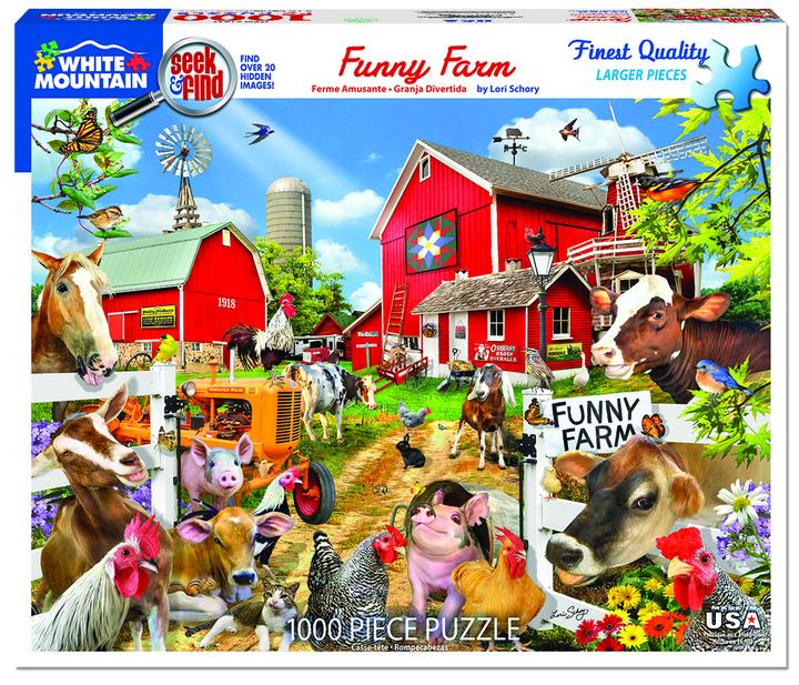 Funny Farm 1000 Piece Puzzle