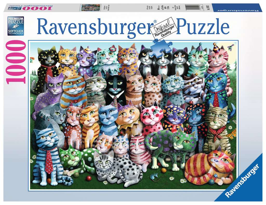 Cat Family Reunion 1000pc Puzzle