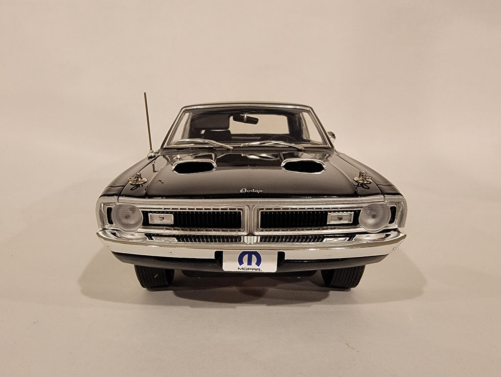 A 1/18 Scale Diecast model of a 1970 Dodge Dart Swinger 340