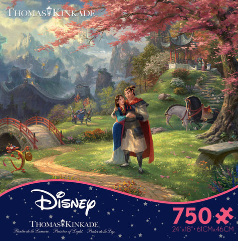 Thomas Kinkade Disney Mulan 750pc Puzzle