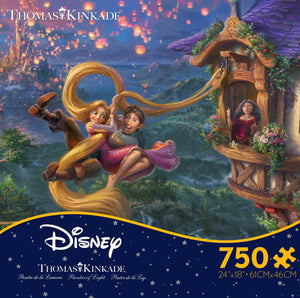 Thomas Kinkade Disney Tangled 750pc Puzzle