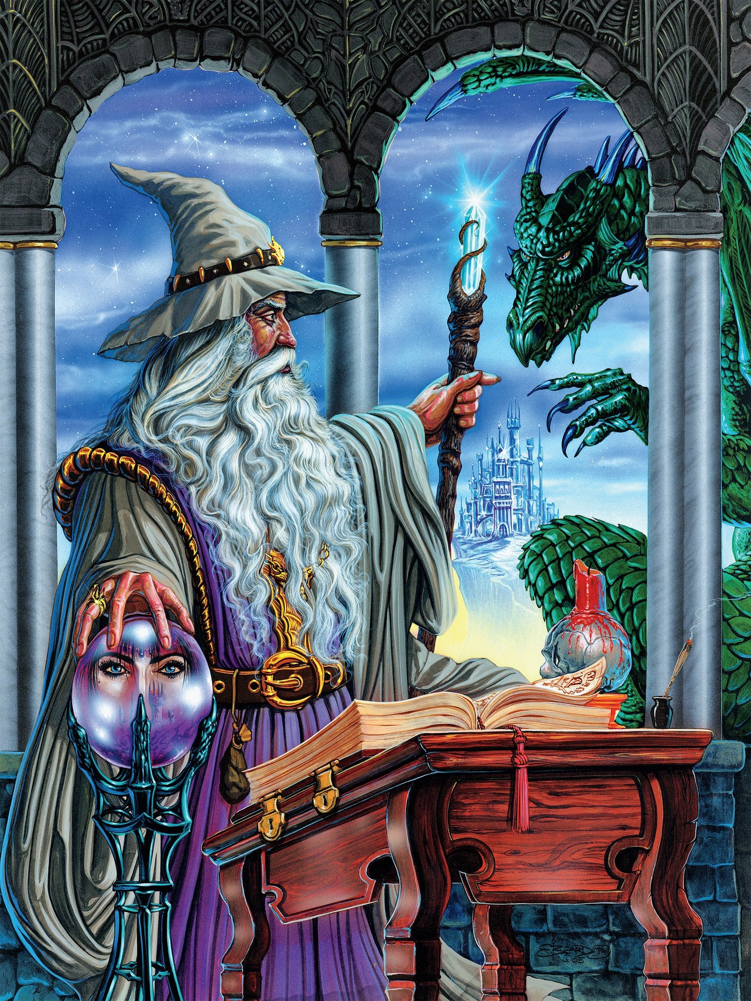 Fantasy Wizard's Emissary 750pc Puzzle