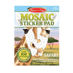 Mosaic Sticker Pad Safari