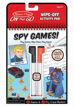 Spy Activity Pad Wipe Off