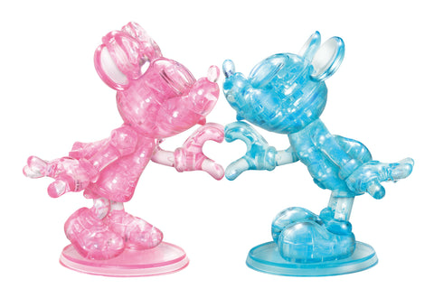 Mickey & Minnie Mouse Heart 3D Crystal Puzzle