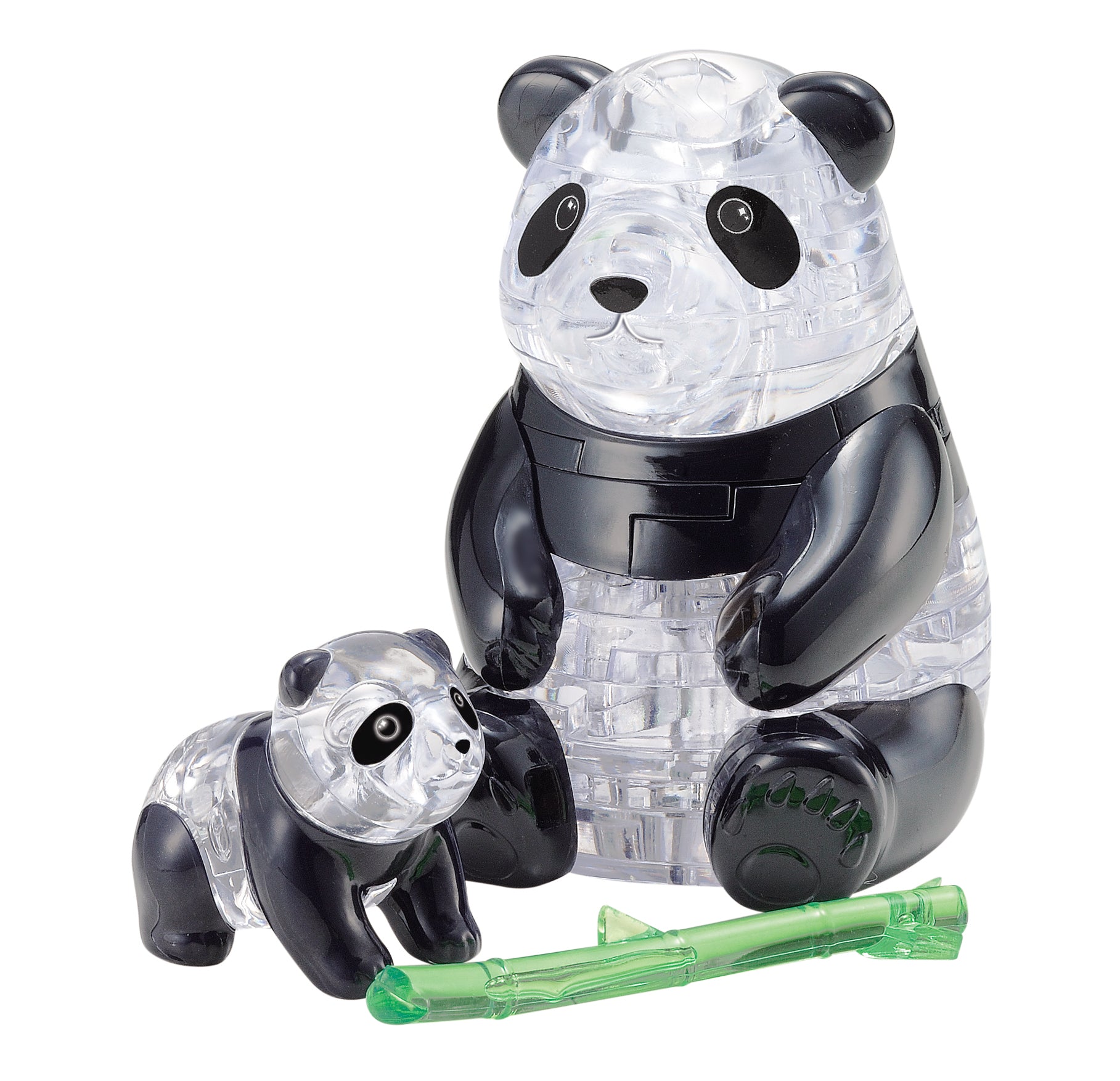 Panda with Baby 3D Crystal Puzzle