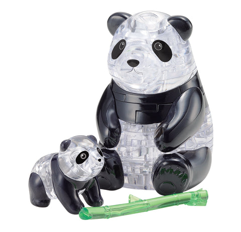Panda with Baby 3D Crystal Puzzle