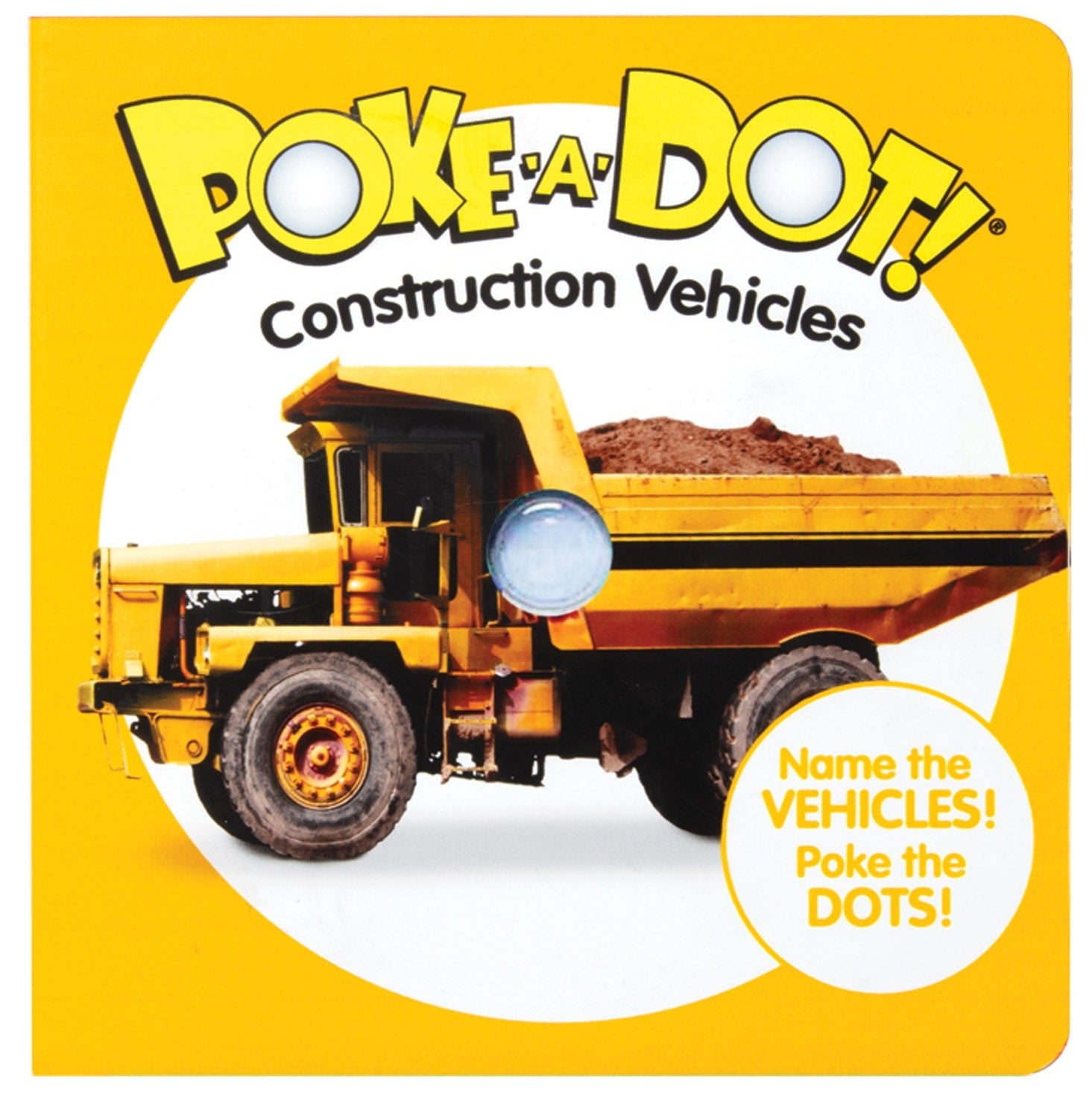 Poke-A-Dot Construction Vehicles Book