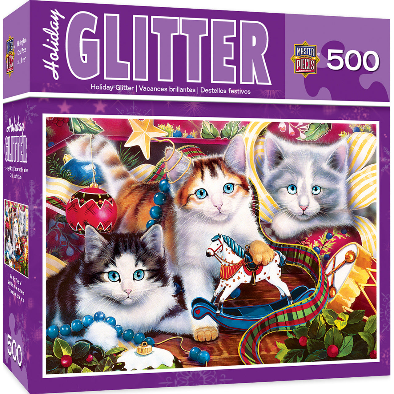 Holiday Mischief Glitter 500pc Puzzle