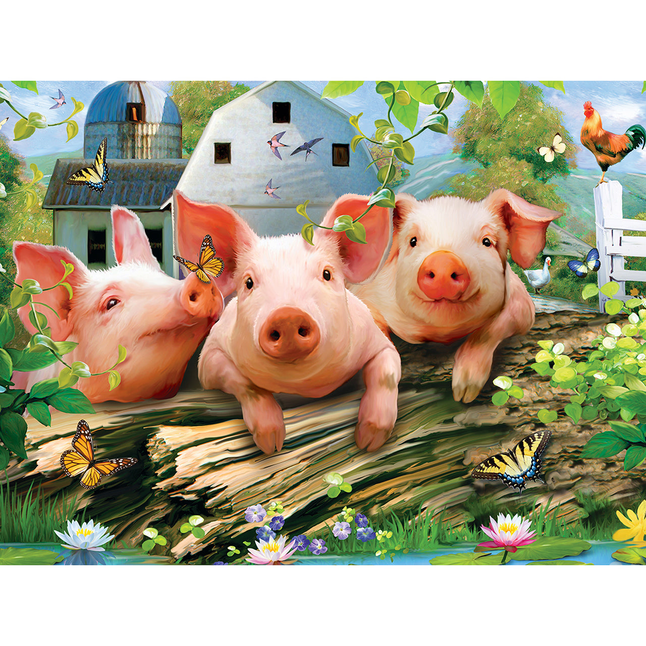 300pc Three Lil Pigs Puzzle