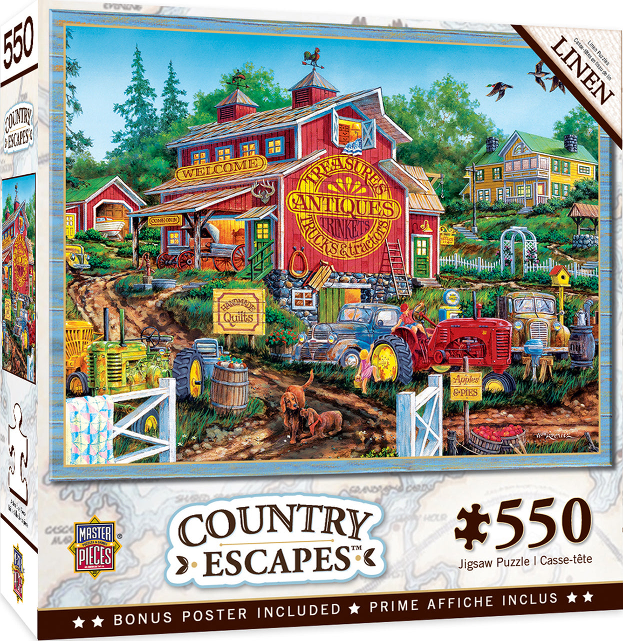 550pc Antique Barn Puzzle